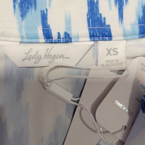 Lady Hagen Golf Pullover 1/4 Zip Long Sleeve Shirt Women Size XS UPF 50 Blue NEW - Picture 8 of 16